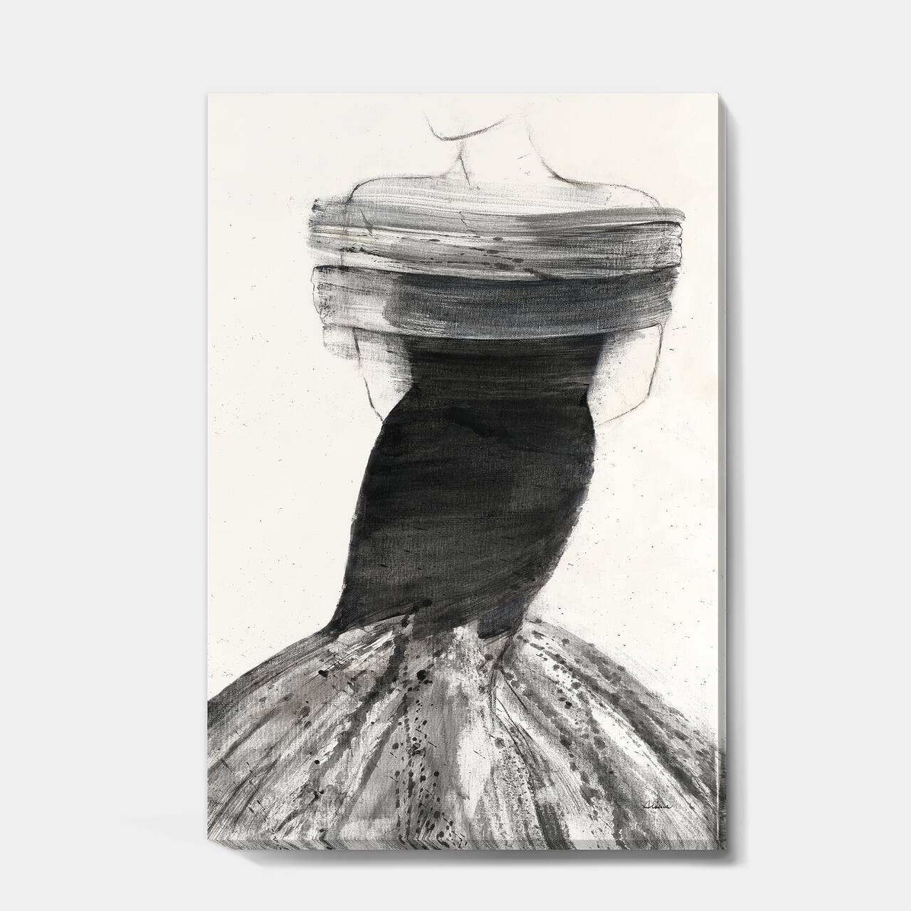 Designart - Glam and Fashion Feminine IV - Fashion Figures Premium Canvas Wall Art